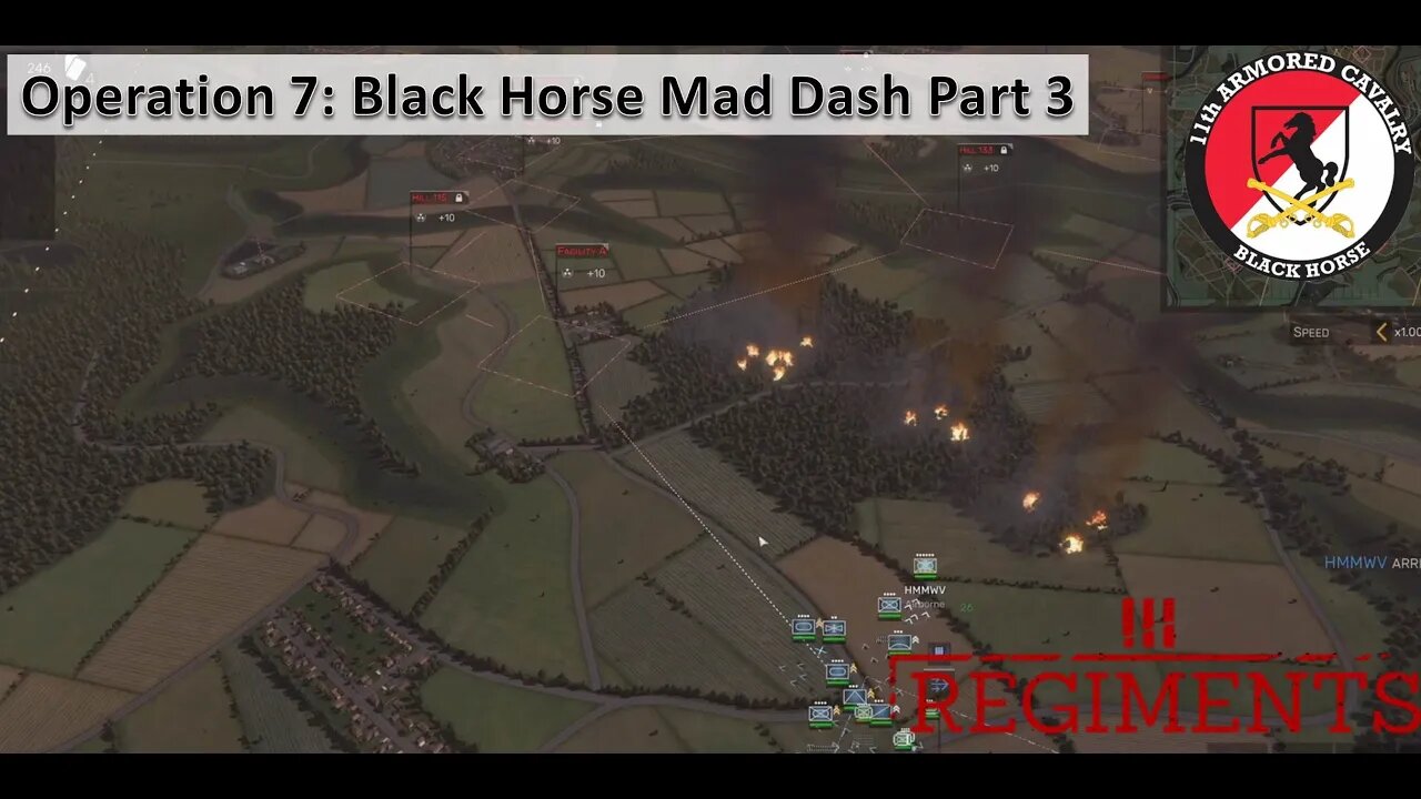 Firestorm Creates Intense Chaos l Regiments Op. 7: Black Horse Mad Dash (NATO Master Op) l Part 3