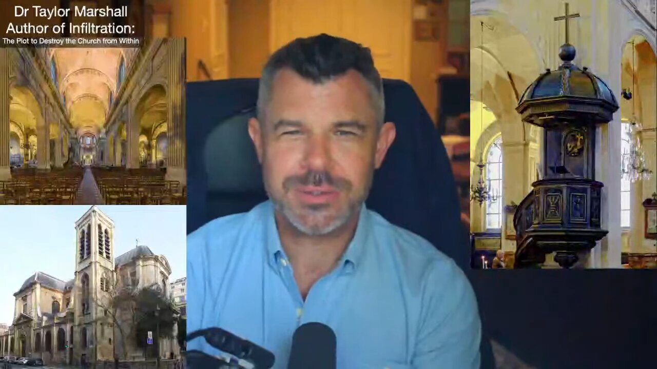 Taylor talks Latin Mass in Paris, France at Saint Nicolas du Chardonnet SSPX