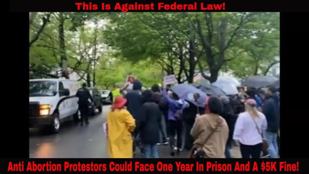 Illegal Pro Abortion Protest Outside Of SCOTUS Homes! Where Is The FBI? (Video)