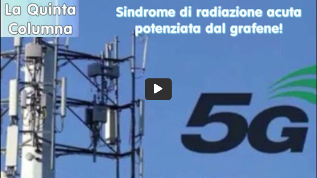 📡 SINDROME DI ☢️RADIAZIONE🔊 ACUTA POTENZIATA DAL☣️GRAFENE ⁉️