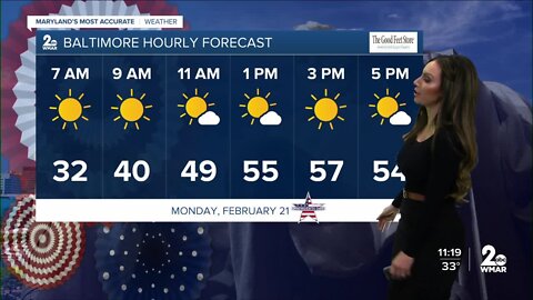 WMAR-2 News Weather at 11 p.m.