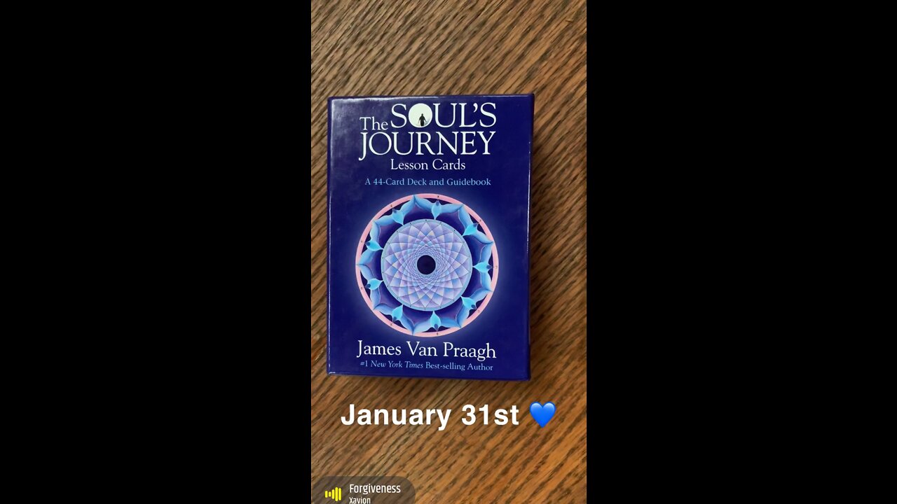 January 31st oracle card: forgiveness