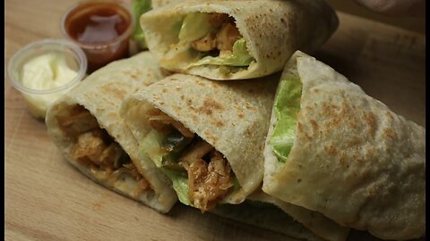 Chicken Shawarma Recipe At Home | Special Chicken Shawarma | Shawarma Bread
