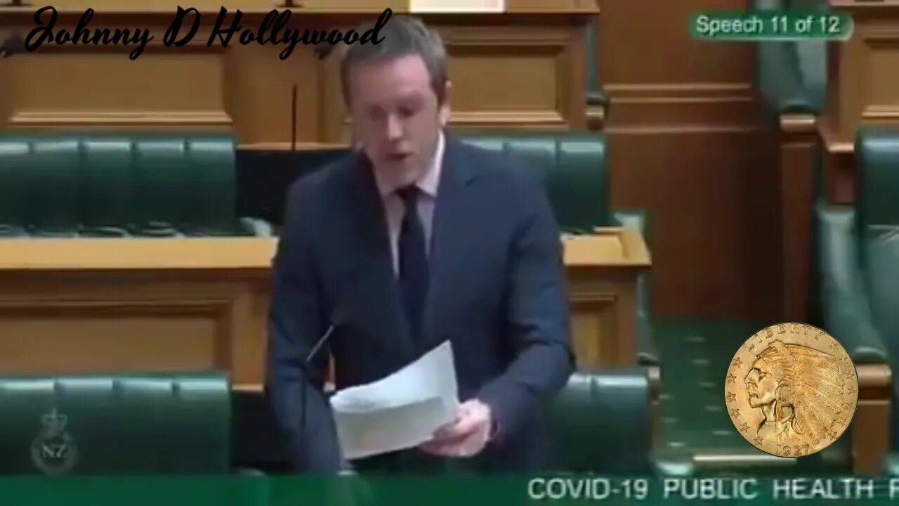 New Zealand MP Simon O'Connor warns of absolute tyranny covid agenda take your freedoms back.