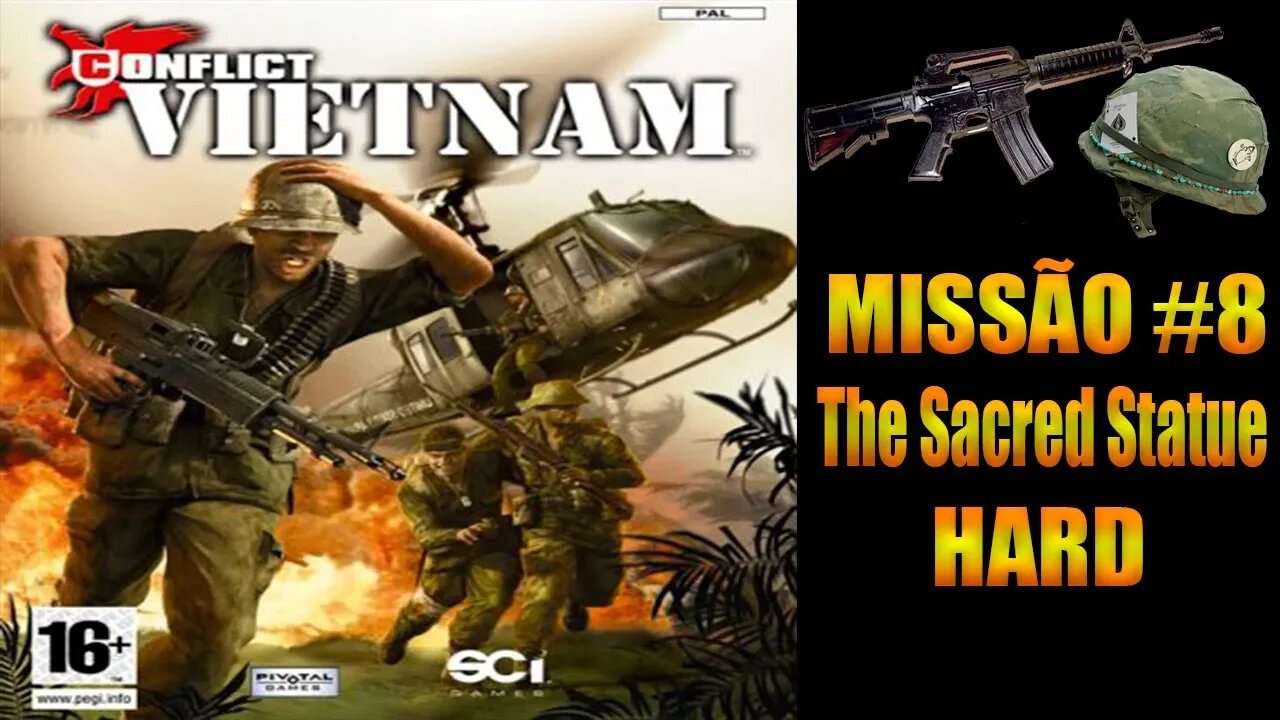 [PS2] - Conflict Vietnam - [Missão 8 - The Sacred Statue - Hard] - PT-BR - 60Fps - [HD]