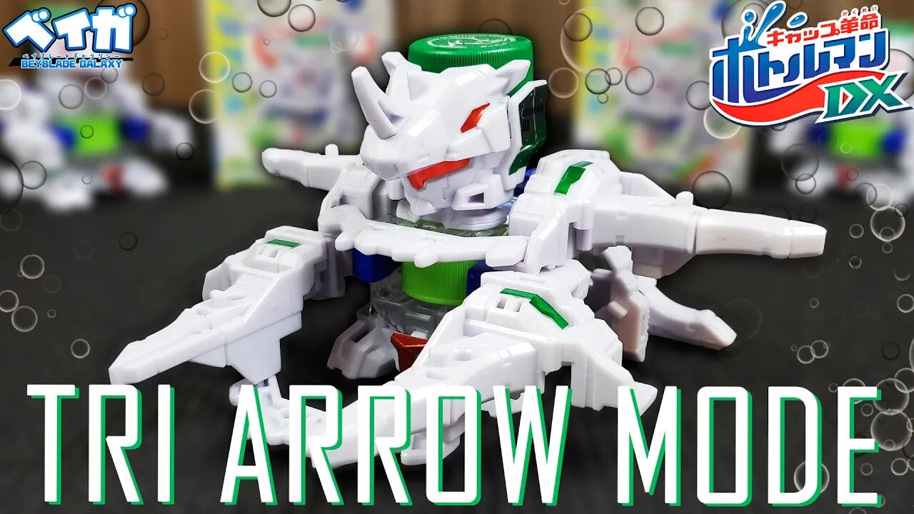 Análise ARROWCIDER DX TRI ARROW MODE - Bottleman DX キャップ革命ボトルマンDX