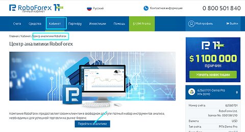 Как зарегистрироваться Робофорекс.