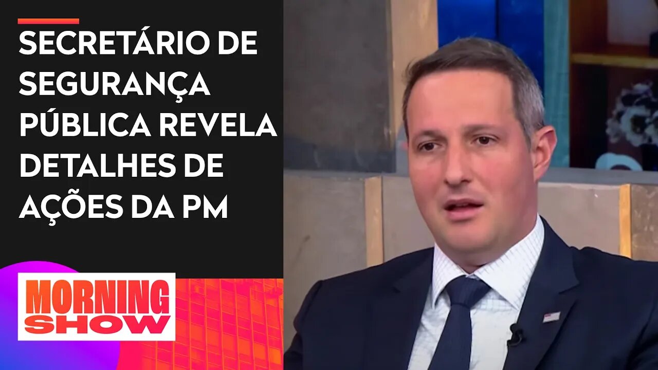 Assista entrevista de Guilherme Derrite no Morning Show