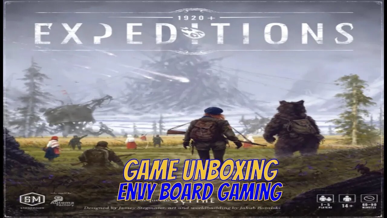 Expeditions (Scythe Sequel) Unboxing!