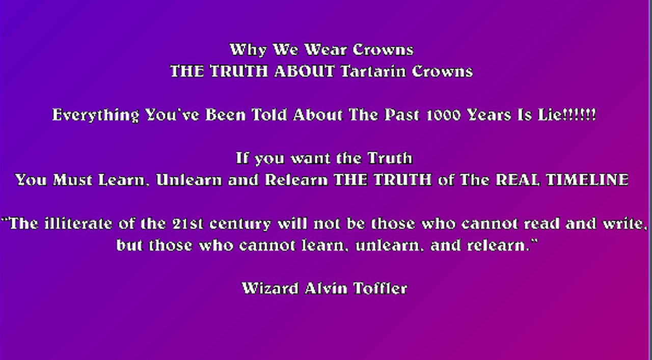 Why We Wear Crowns THE TRUTH ABOUT Tartarin Crowns
