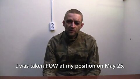 Captured Ukrainian Soldier: "I Urge My Comrades To Lay Down Their Arms, It Isn't Worth It!"