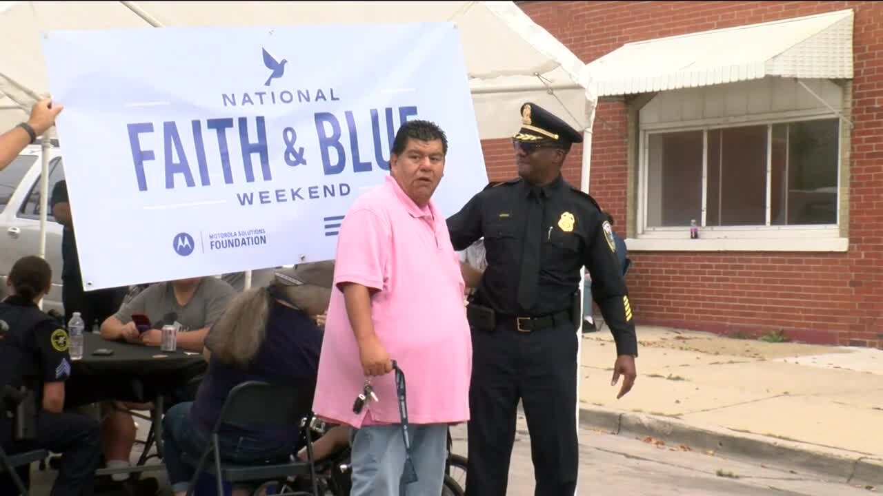 Police, pastors and parishioners come together for Faith & Blue Weekend