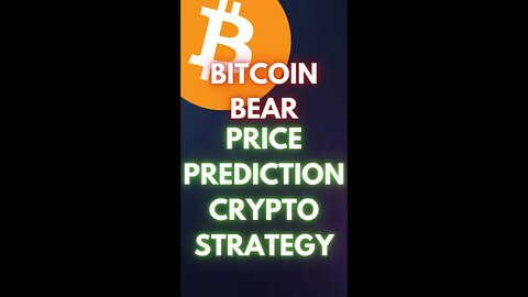 BITCOIN BEARISH OR BULLISH CRYPTO STRATEGY #bitcoin #bitcoincrashtoday #cryptostrategy #bitcointoday