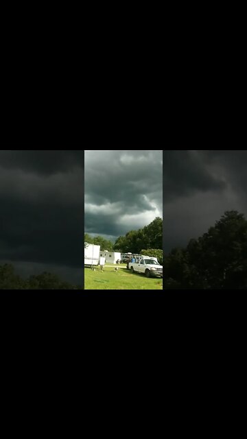 thunderstorms are approaching.