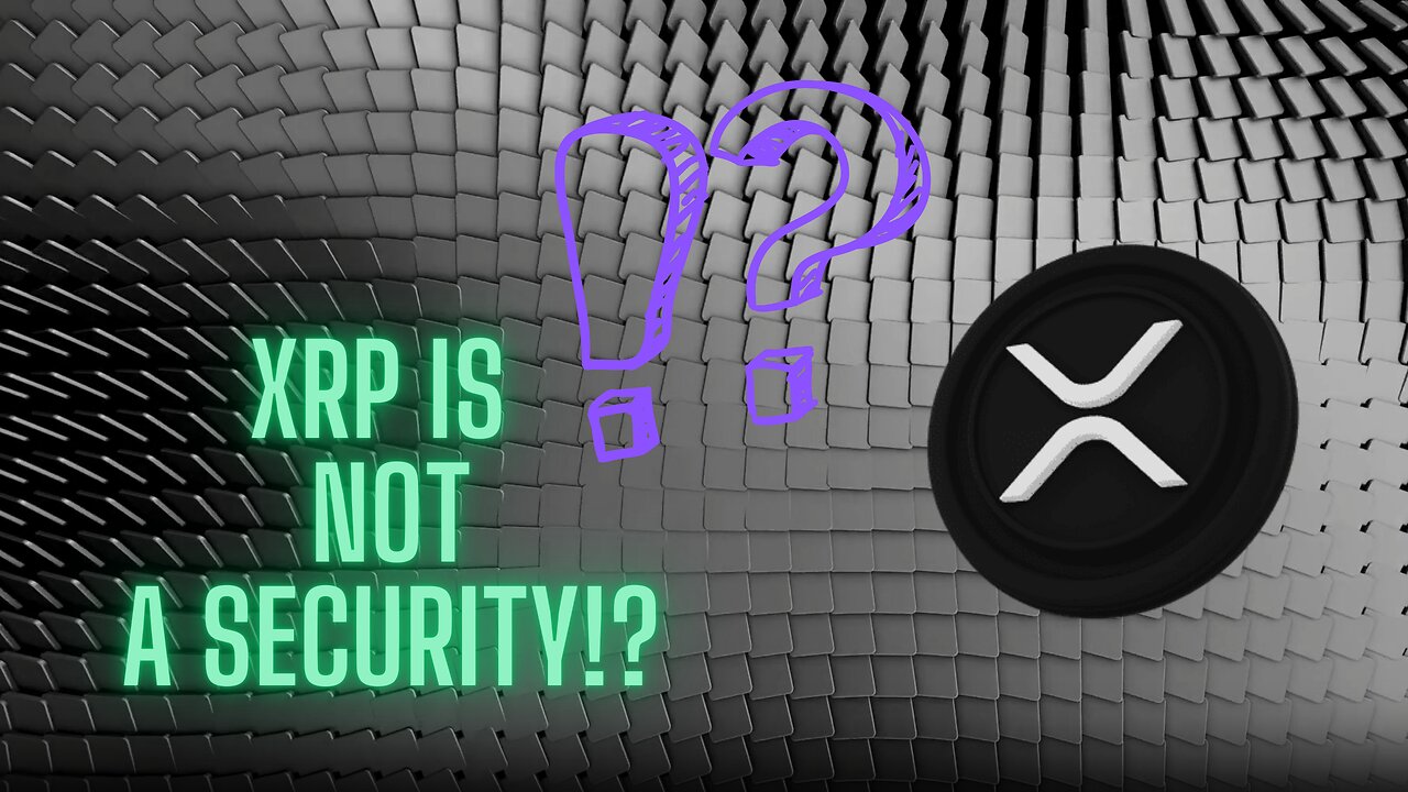 Xrp is not a security!?