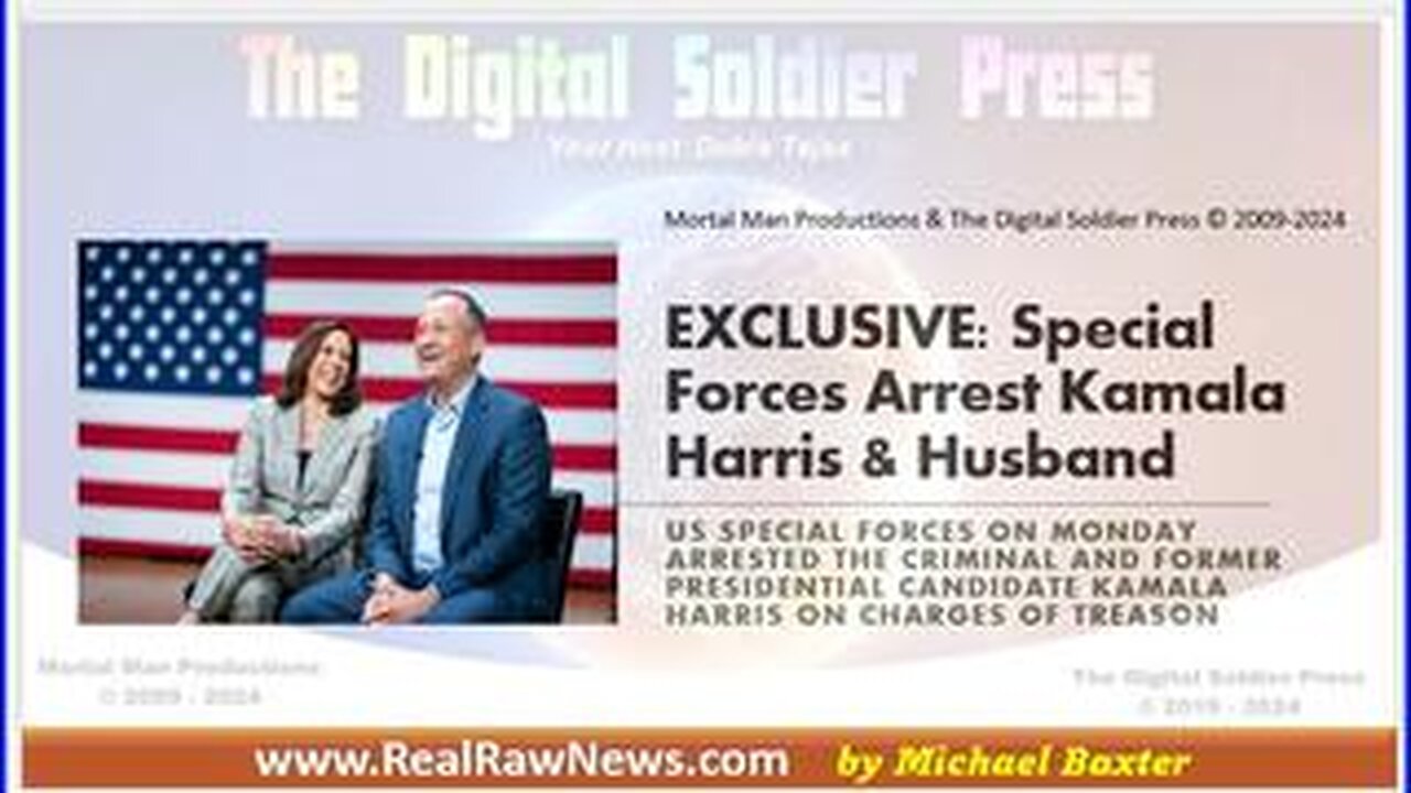 U.S. Special Forces Arrested Kamala Harris & husband Doug Emhoff.