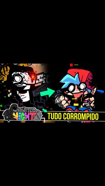 Corrupção ENLOQUECEU no Friday Night Funkin | VS Corrupted Night #shorts