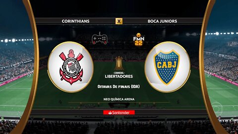 Libertadores 2022 - Corinthians x Boca Juniors | Oitavas de finais (IDA) | FIFA 22 SIMULAÇÃO