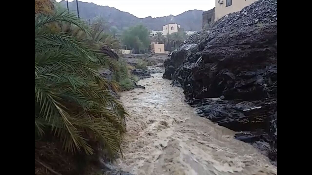 The valley is running hard