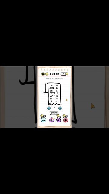 Brain Test Tricky Puzzles Level 107 What is the total cost?