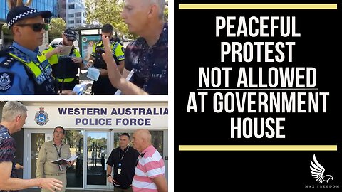 PEACEFUL PROTEST NOT ALLOWED AT GOVERNMENT HOUSE - #StandingNotStalking