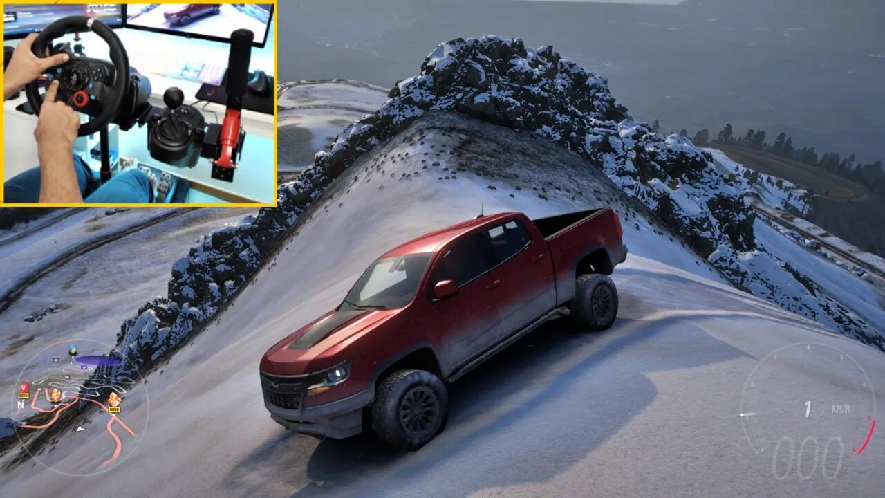 GOING UP CHEVROLET COLORADO ZR2 MOUNTAIN - FORZA HORIZON 5 GAMEPLAY Steering Wheel + Shifter G29