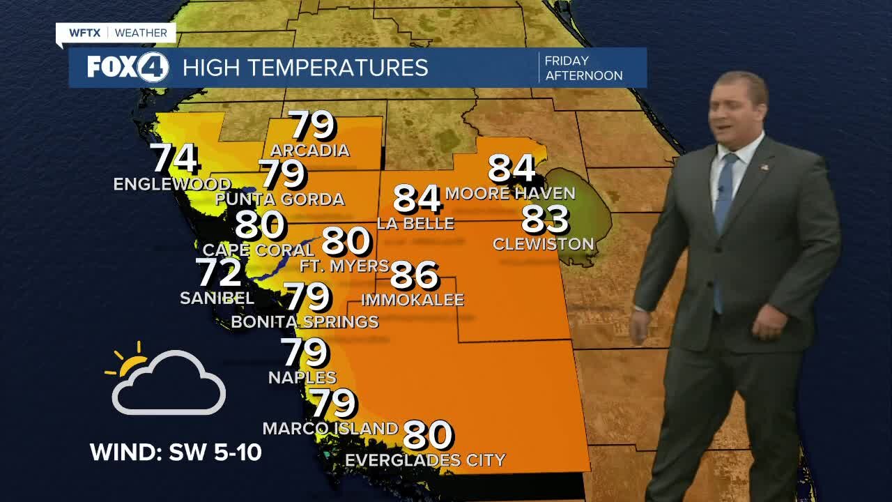 FORECAST: More Clouds, Warm Temperatures to Wrap Up the Week