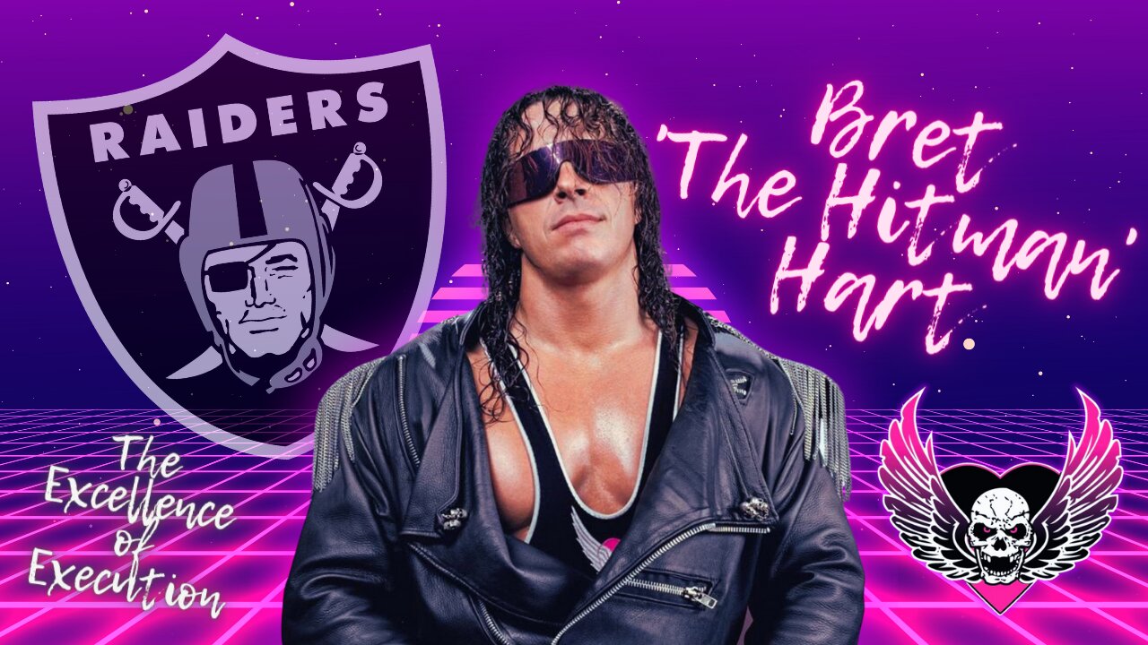Bret 'The Hitman' Hart has a message for the Raider Nation 🖤💞🏴☠️