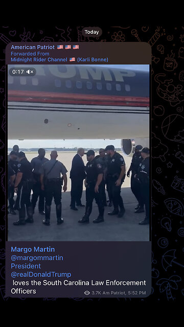 President @realDonaldTrump loves the South Carolina Law Enforcement Officers