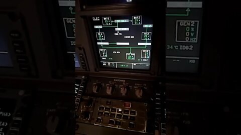 Airbus A320 Battery Charging - Lower ECAM Electric System Page