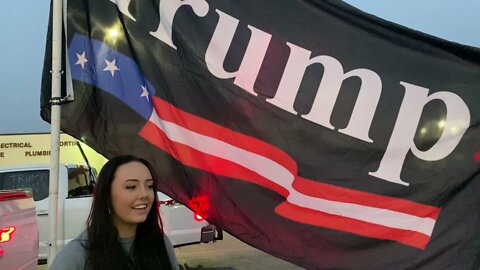 JFK jr Trump truck fun in Utah BIGLY !!!