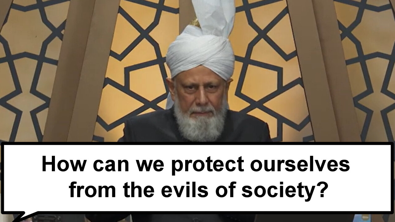 How can we protect ourselves from the evils of society?