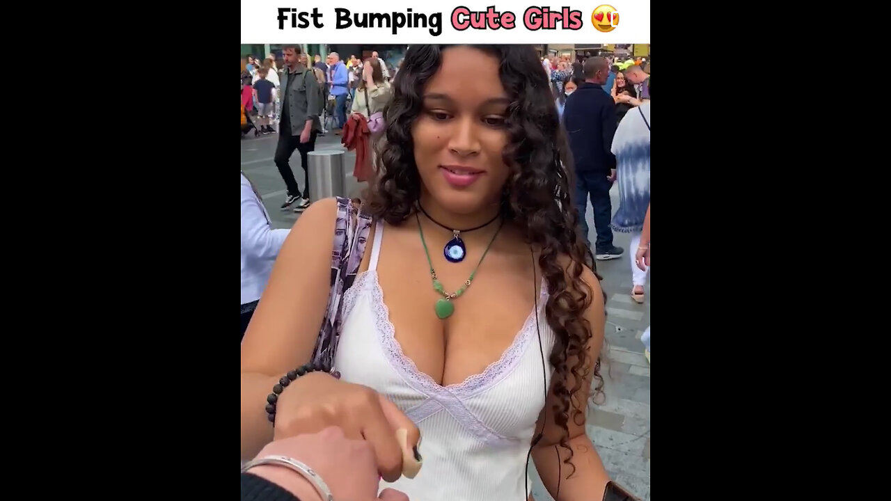 Fist Bumping Cute Girls 😍 | Cute Girls Bumping | Beautiful Girls Viral Video