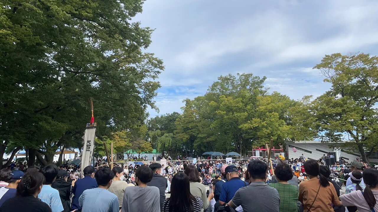 무형문화재 줄타기, 남산타워, 전승, 추석, 남사당, 과천, 광대, 이경대