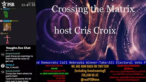 2024-04-03 23:00 EDT - Crossing the Matrix: with Chris