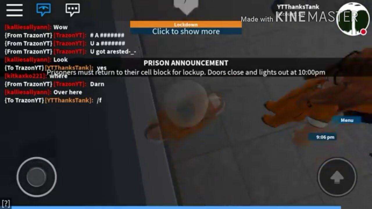 (2018 Thanks Tank REUPLOAD) Roblox Prison life ft TrazonYT
