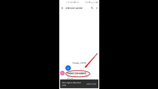 Have you ever received this kind message before?