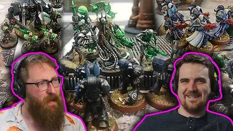 Tom's Necrons vs Ben's Dark Angels