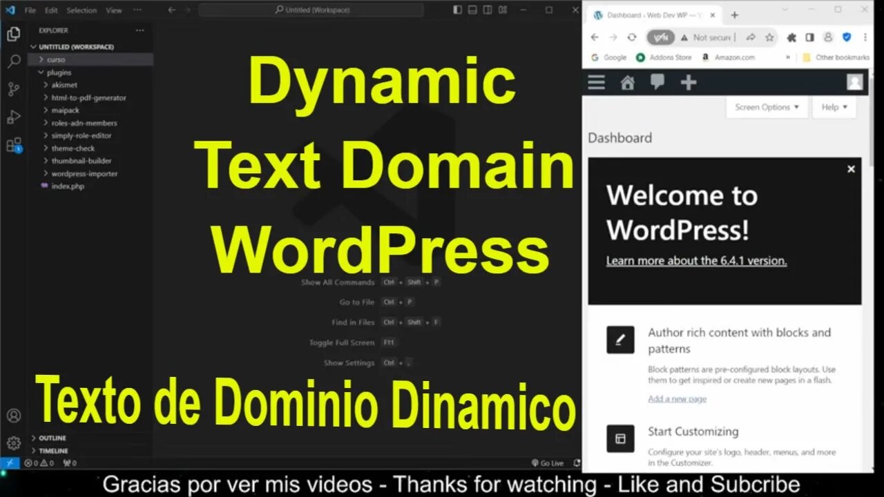 Usar Dominio de Texto Dinamico en tus Temas y Plugins Wordpress