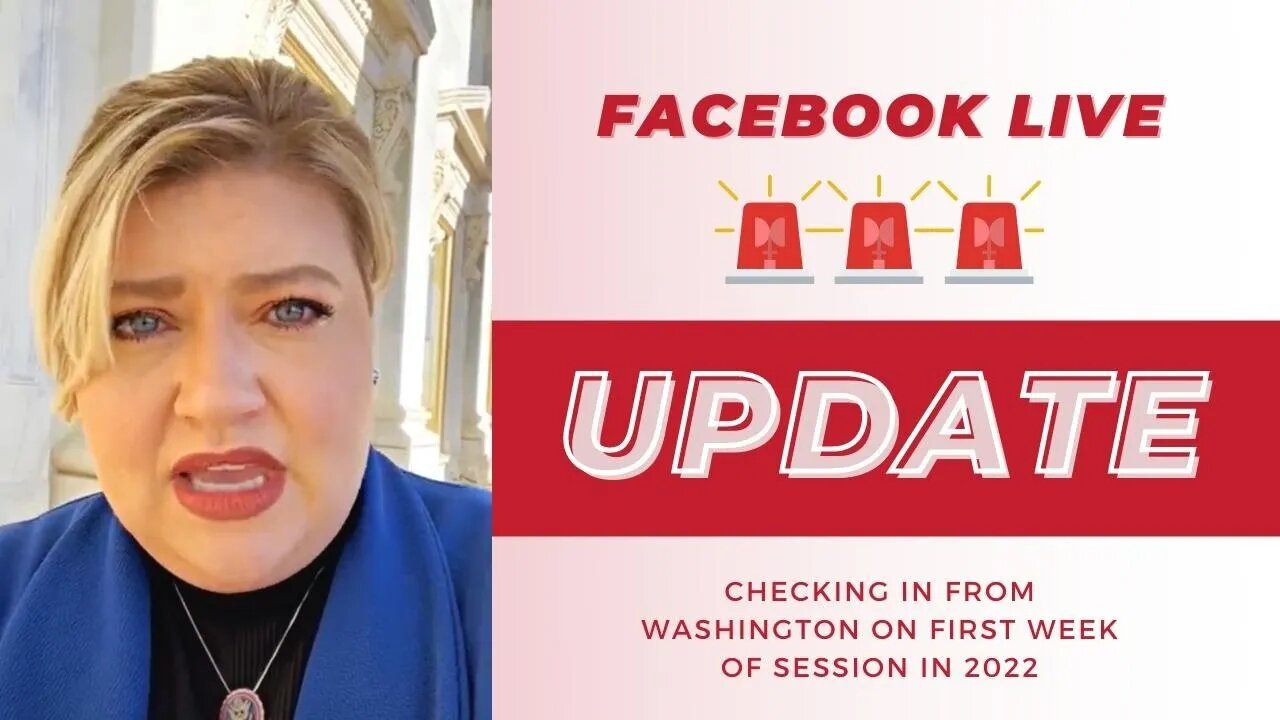 Rep. Cammack's Facebook Live Checking In From Washington On First Week Of Session In 2022