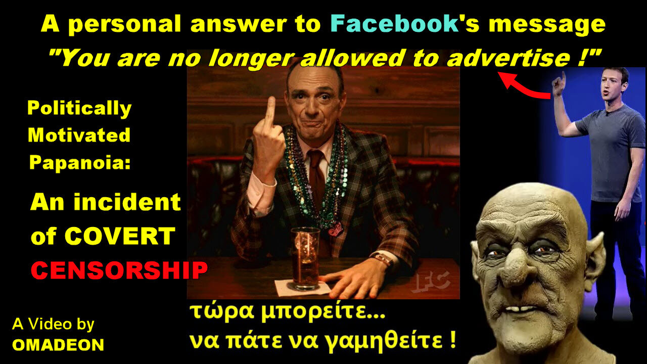 A Personal Message to FACEBOOK CENSORS (v2)