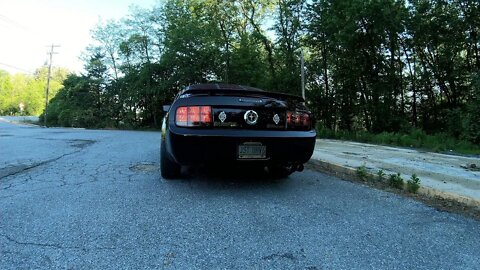 Cherry Bomb Glasspacks Burn-Out 2008 Ford Mustang V6 Long Tube Headers Dual Exhaust