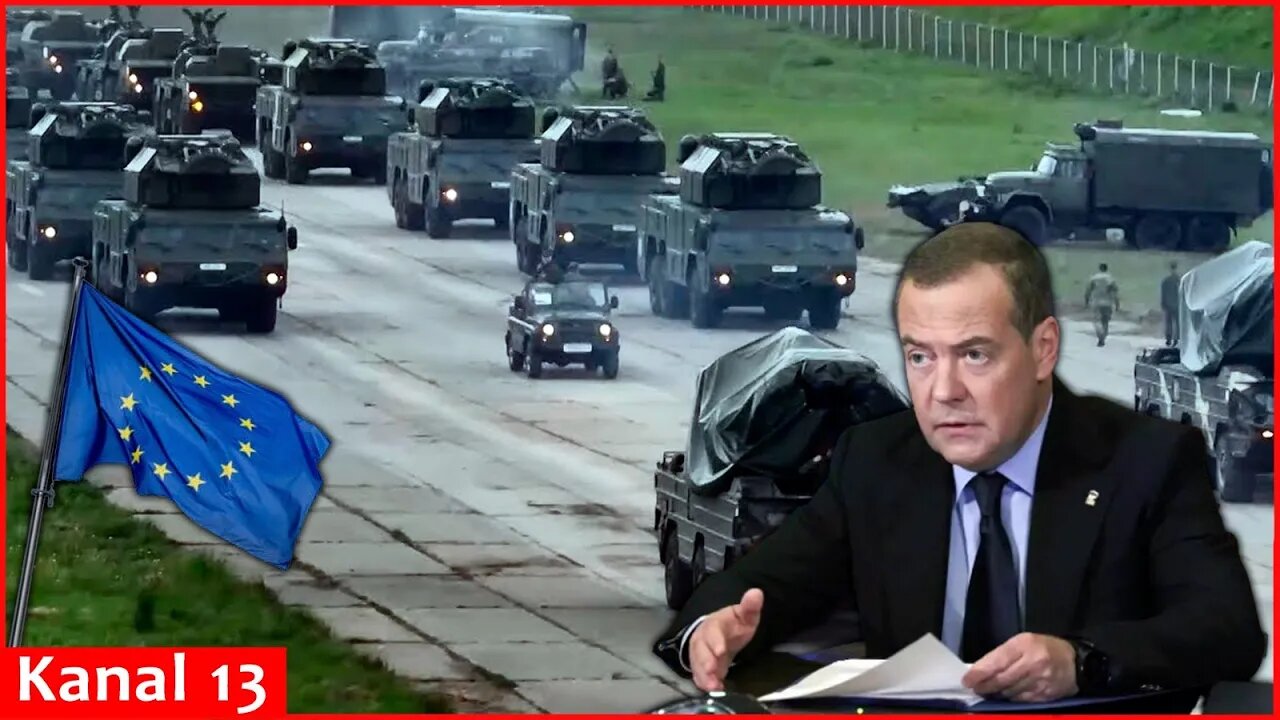 European Union intends on triggering a full-blown war with Russia on its territory - Medvedev