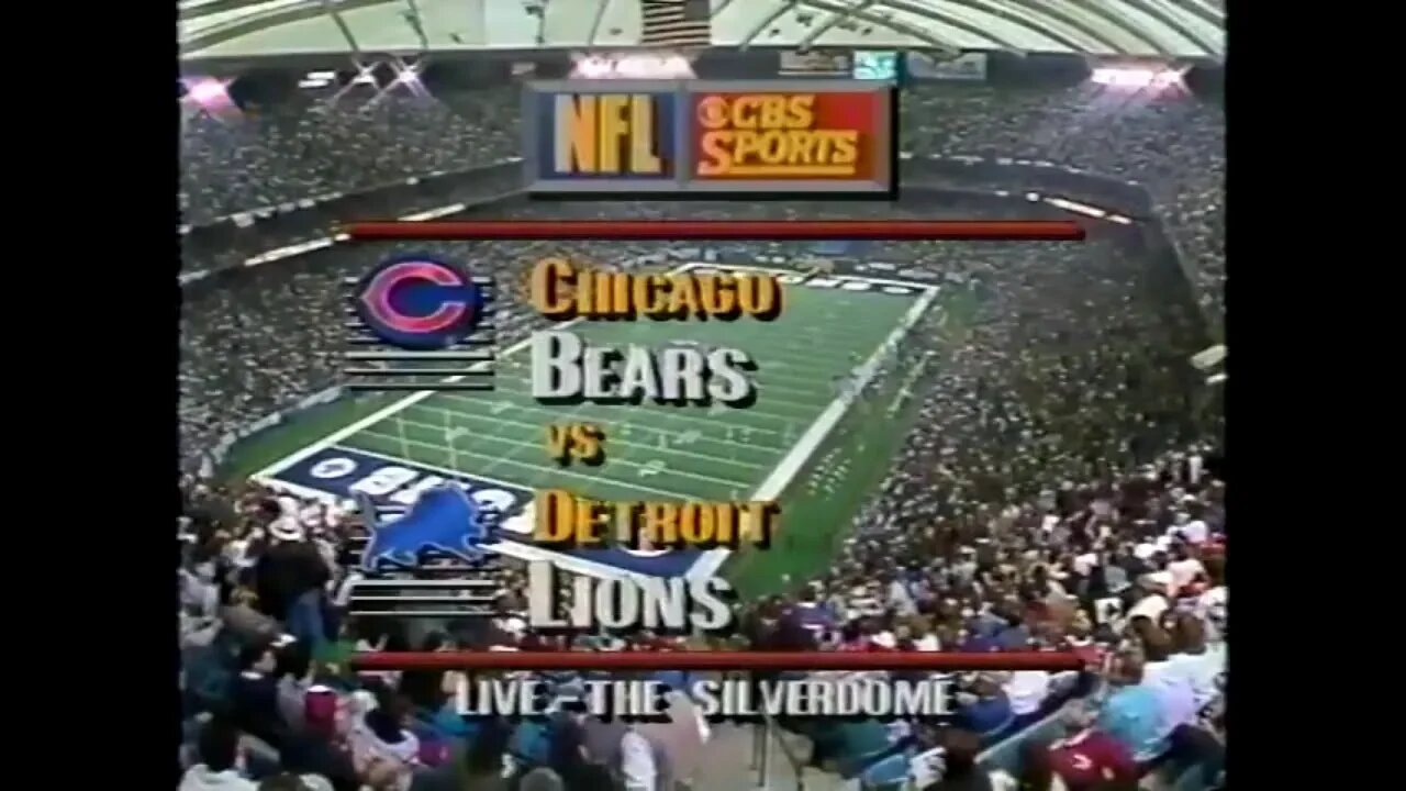 1991-11-28 Chicago Bears vs Detroit Lions