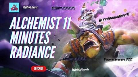 Epic Alchemist 11 Min Radiance Easy Win Crusader Ranked Gaming Dota2