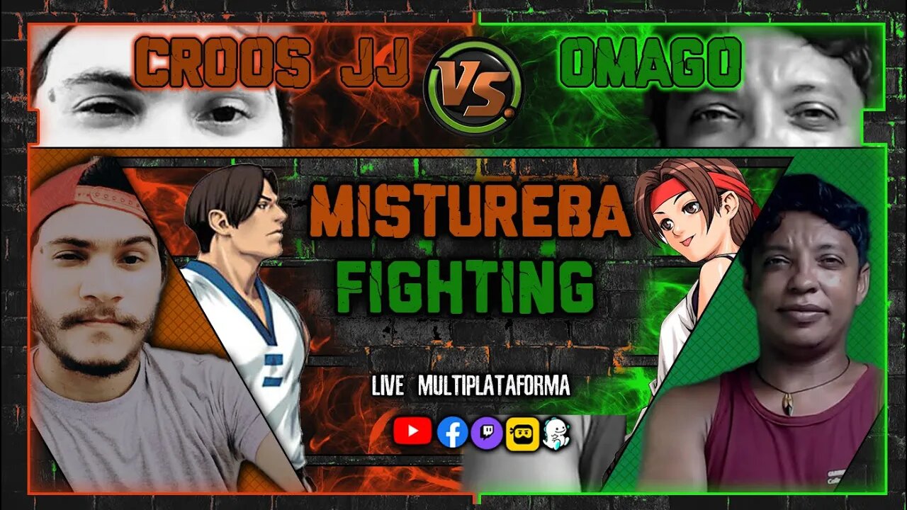 "MISTUREBA FIGHTING CROOS_JJ VS RONIN OMAGO " VOCE ESCOLHE JOGO E LIVE MUDA CAPA #JOGAR #live 340