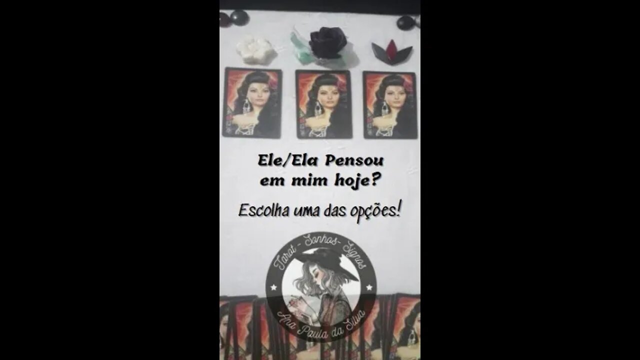 š®Ele/ela pensou em mim hojeā Baralho Cigano respondeā #Shorts