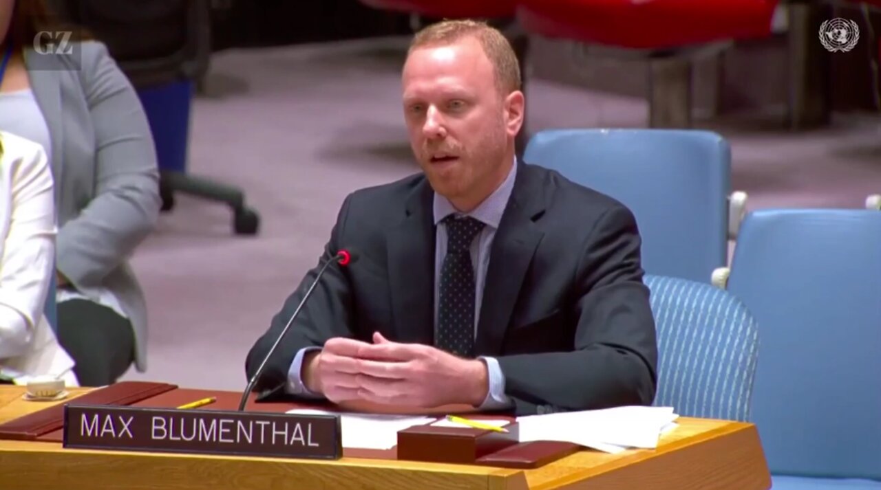 Max Blumenthal Address UN Security Council on United States Aid to Ukraine