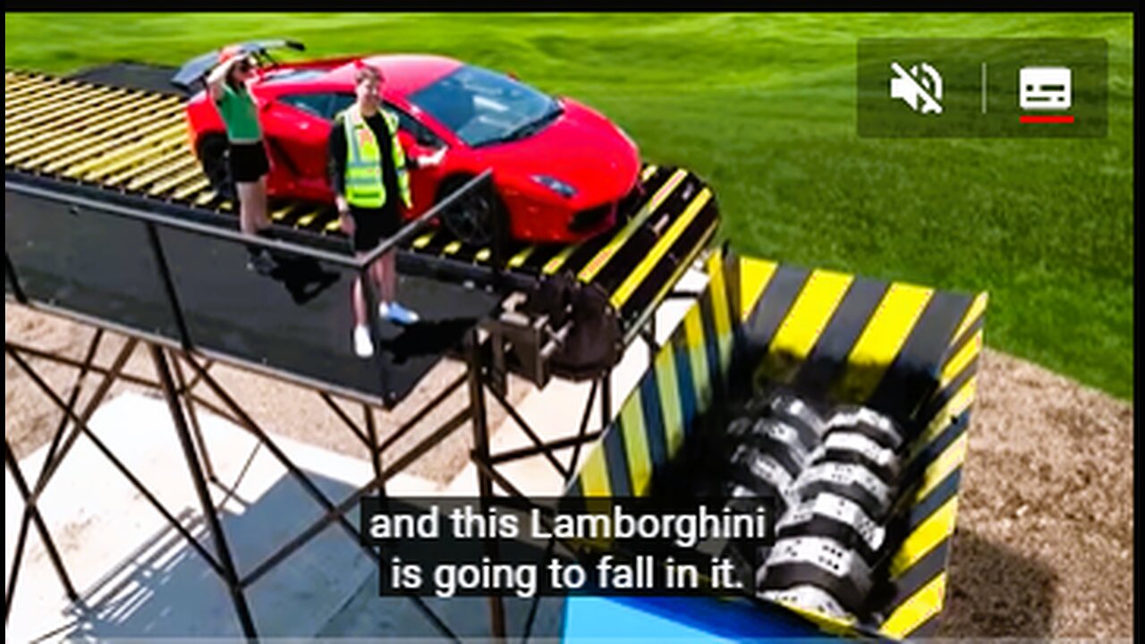 Lamborghini Vs World s Largest Shredder