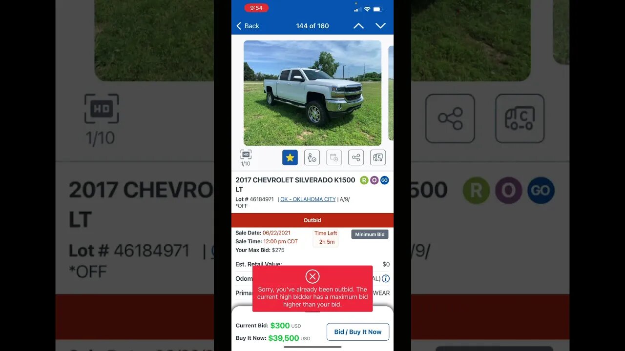 Bidding On a Few Trucks Today at Copart And Winning